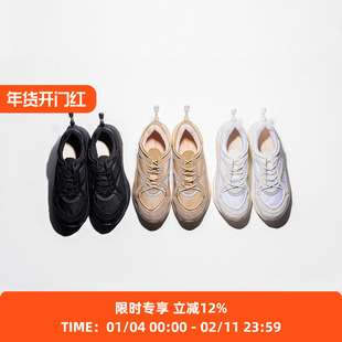 SUNCORE night 防水皮尼龙反光快速穿脱机能运动鞋 日本制