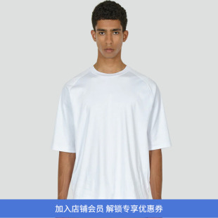 JLAL BELLOW T-SHIRT 意大利制丝光棉圆领短袖T恤
