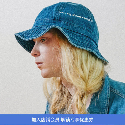 INNAT EMBROIDERED METRO HAT 手工刺绣牛仔渔夫帽