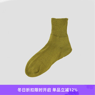 SHI COTTON 女式 中筒袜 MHL 和纸棉混纺袜子 SOCK