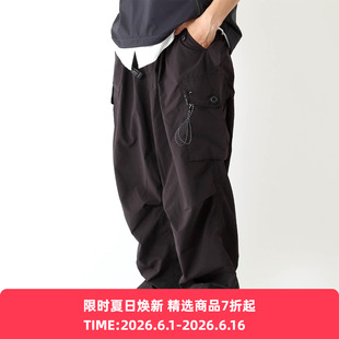 and wander oversized cargo男女防水防撕裂宽松廓形机能风工装裤
