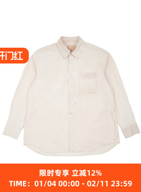 YOKO SAKAMOTO REGULAR COLLAR SHIRT 天然成衣植物染色长袖衬衫