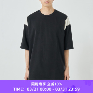 marka BALL GAMES TEE 再生苏文超长有机棉运动风圆领短袖T恤