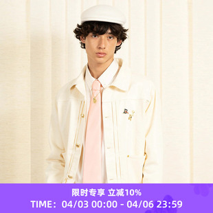 Monsieur 复古牛仔夹克外套 Denim Medicis Veste Drole