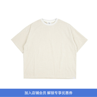 THINGFABRICS超短绒宽松T恤