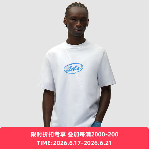 Arte Circle Logo T-shirt LOGO拼接圆领短袖T恤