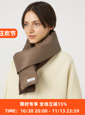 nanamica Down Muffler Supima棉光电子羽绒双面围巾