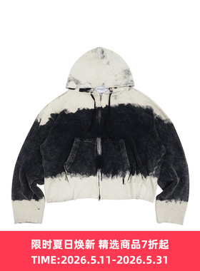 NOMA TEXTILE Hand Dye Reverse Twist 职人手工染色连帽卫衣