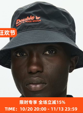 Wood Wood tech italic bucket hat 经典LOGO渔夫帽