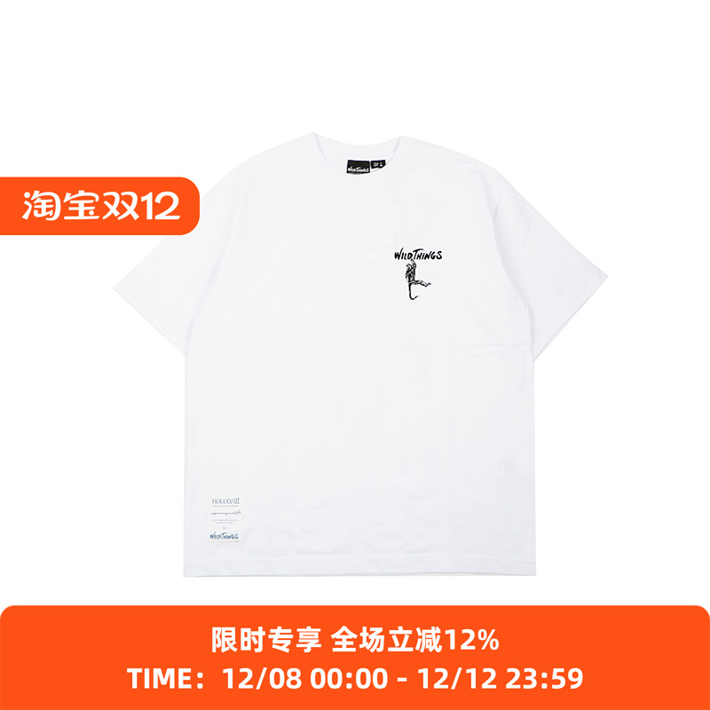 WILD THINGS Golden Monkey Graphic Tee 印花圆领短袖T恤