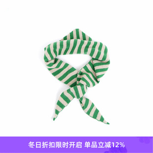 Neckerchief Triangle Stripe 羊羔毛彩色条纹三角围巾 GORDON