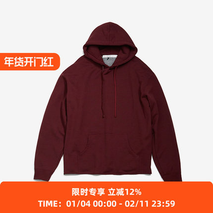 SOE Logo Type Hoodie Switching Fabric 印花羊毛拼接卫衣