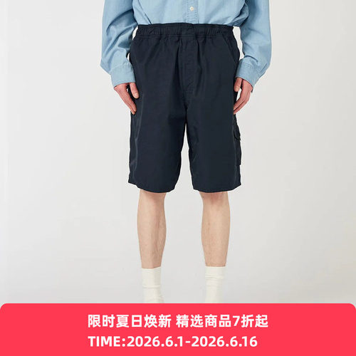 nanamica Nylon Twill Deck Shorts男女款宽松斜纹尼龙军事风短裤