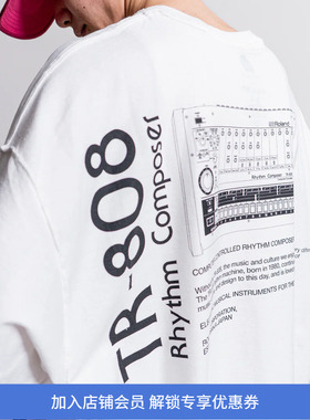 is-ness TR-808 T-SHIRTS ROLAND 经典鼓机TR-808联名款短袖T恤