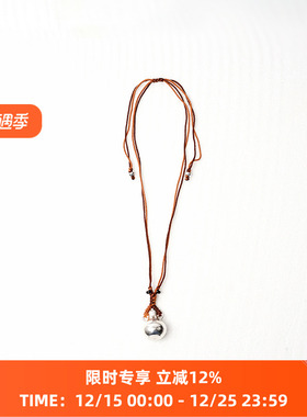 EnSage925银双耳酒壶项链