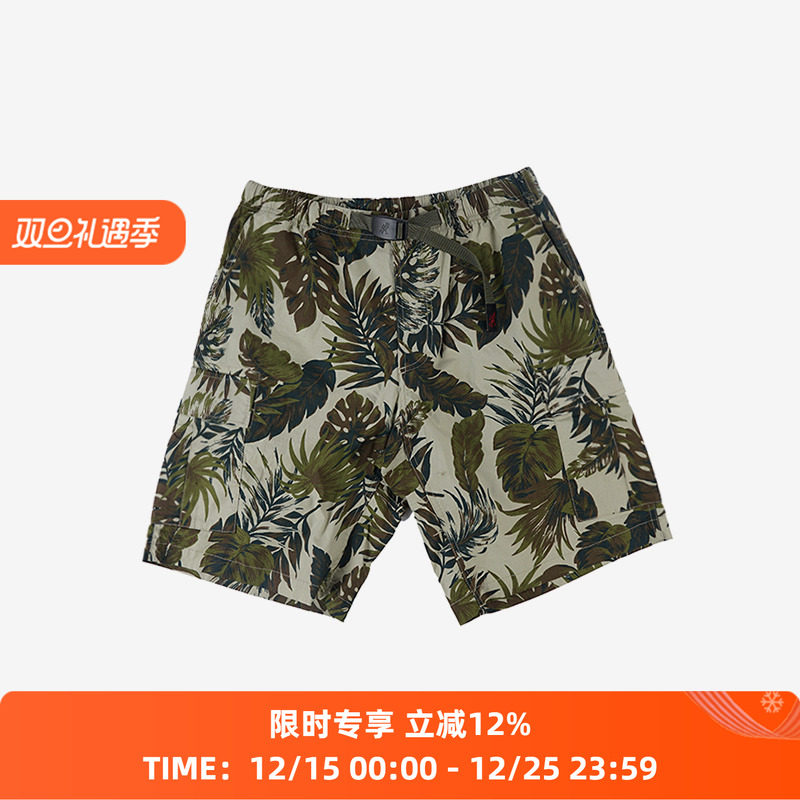 gramicci男女款印花工装短裤现货