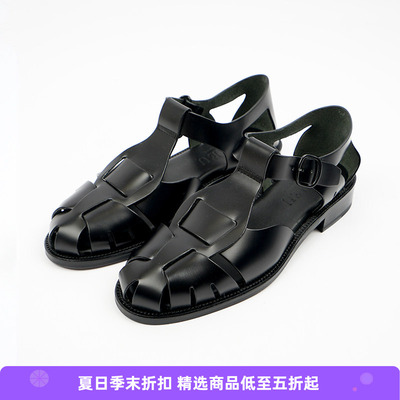 HEREU手工编织渔夫凉鞋