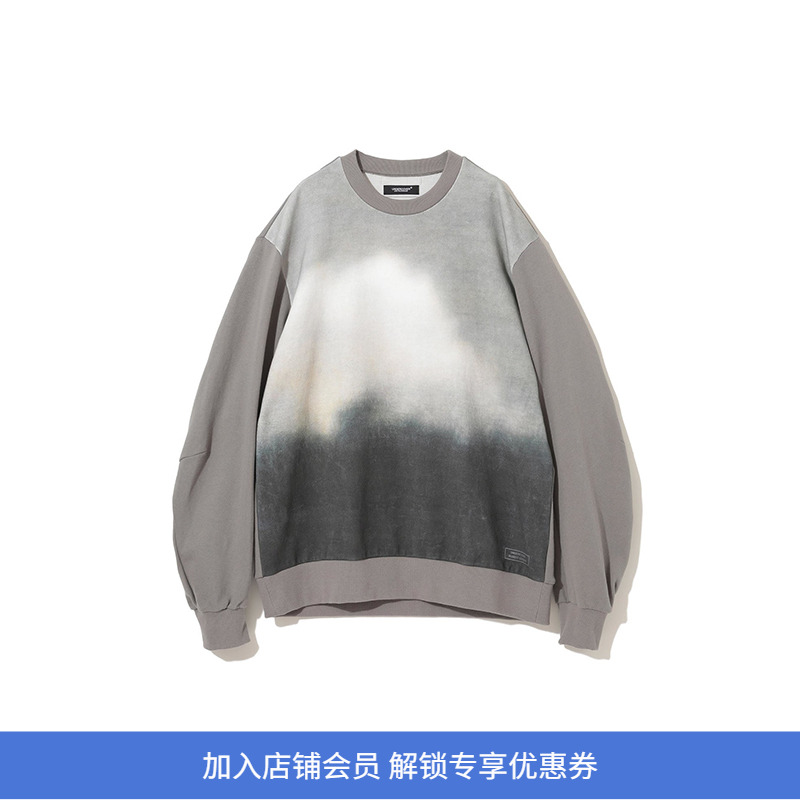 UNDERCOVER C/S 男装主题印花圆领套头卫衣