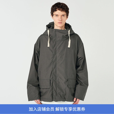 nanamica Hooded Deck Jacket 男女款机能性面料宽松廓形连帽夹克