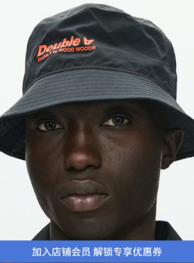 Wood Wood tech italic bucket hat 经典LOGO渔夫帽
