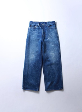 SOE Splashed Regular Jeans 泼墨做旧水洗牛仔裤