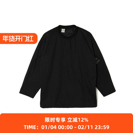 N.HOOLYWOOD LONG SLEEVE 军事风支线PERTEX防风保温廓形卫衣