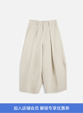 YMC DEADBEAT TROUSER 女装日本棉麻面料阔腿裤