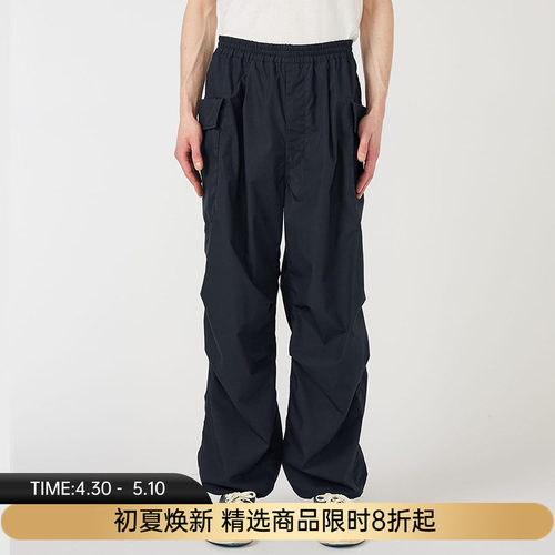 nanamica Cargo Deck 男女款高密度混纺机能性宽松直筒工装裤