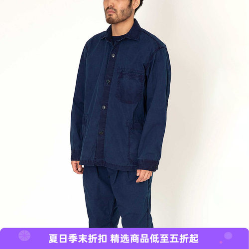日本蓝染hobo工装夹克