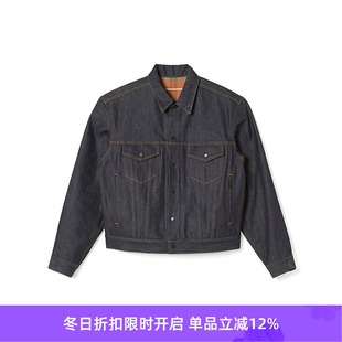 BLOUSON90年代复古双面穿牛仔夹克 DENIM N.HOOLYWOOD REVERSIBLE