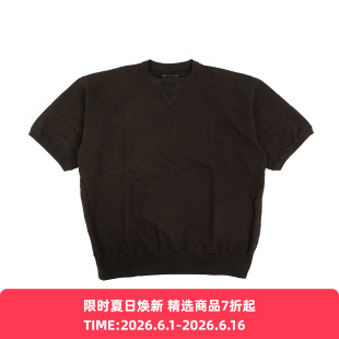 YOKO SAKAMOTO S/S SWEATER 天然染色宽松短袖圆领卫衣