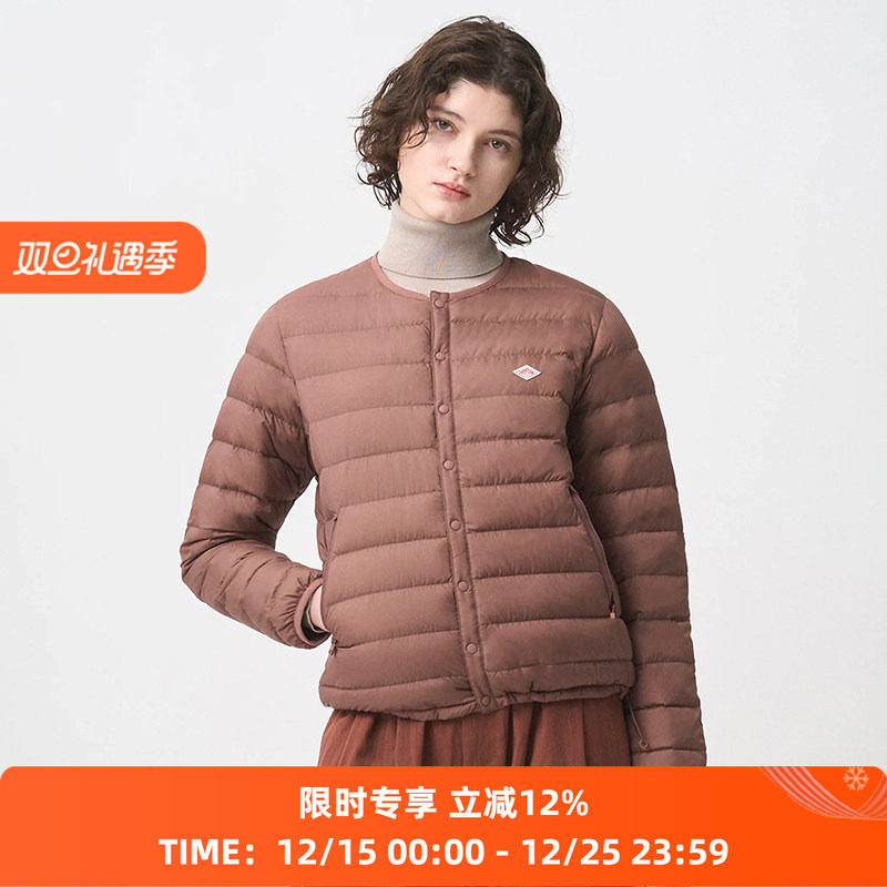 DANTON INNER DOWN CREWNECK JACKET 女装无领内胆式羽绒服