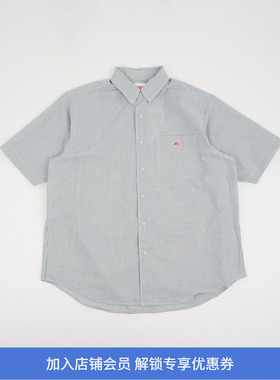 DANTON DOT BUTTON B.D. SHIRT S/S 男装凉爽牛津短袖衬衫