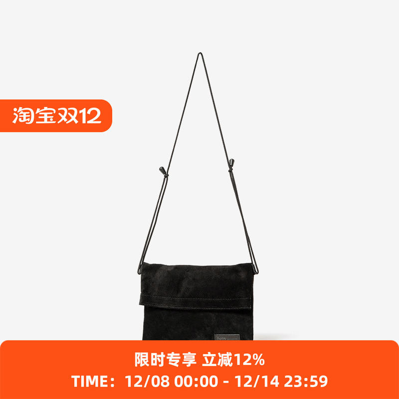 hobo日本防水翻盖斜挎包