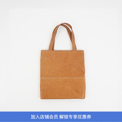 LIANCA leather thin tote-S 牛皮托特包