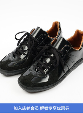 REPRODUCTION OF FOUND ROF TRAINER 意大利光面牛皮男女德训鞋