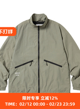 WHEELS and WIND track jacket 立领机能运动夹克 男女外套