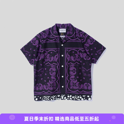 NOMA x Needles Bandana Shirt 联名款印花短袖衬衫