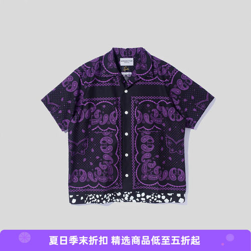 NOMA x Needles Bandana Shirt 联名款印花短袖衬衫