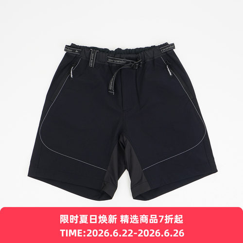 and wander trek short pants 双层编织伸缩性防水透气户外短裤