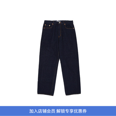 YAECA 13denim-05 2nd(Man) 男装宽松直筒牛仔裤