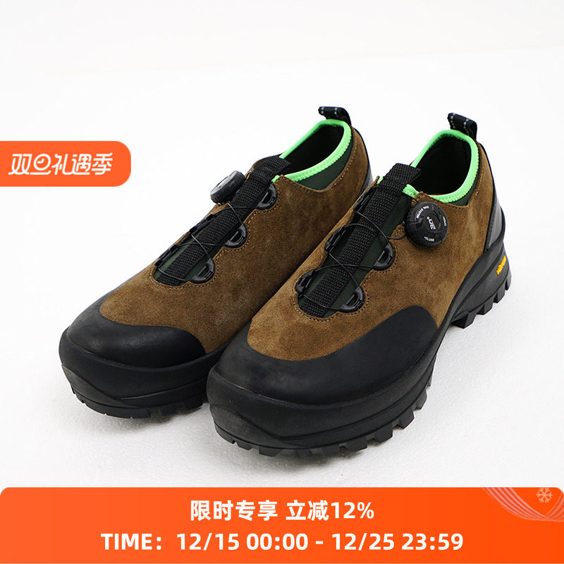 pg OLIVER 机能性系带Vibram底户外风撞色翻毛皮鞋