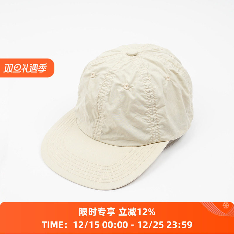 KIJIMA TAKAYUKI COTTON SILK 6PANEL CAP 棉丝混纺女式太阳帽