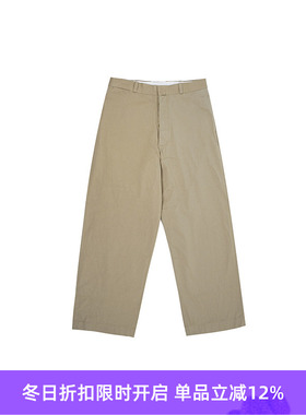 YAECA Chino Trousers Wide Straight Man男装经典直筒廓形卡其裤