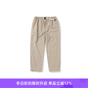 四面弹伸缩性宽松锥形长裤 WHEELS 男女中性款 WIND and