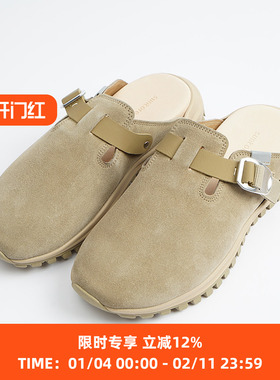 SUNCORE grog slip light 机能性V底厚底舒适男女皮革拖鞋鞋子