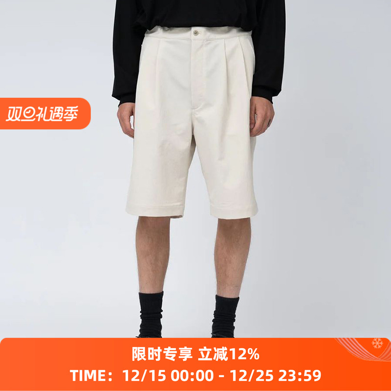 nanamica ALPHADRY Double Pleats Shorts高科技透气面料宽松短裤