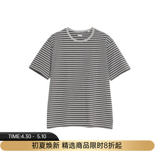 nanamica Stripe Jersey 男女中性款Coolmax透气干爽条纹短袖T恤