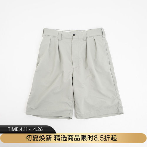 nanamica ALPHADRY Double Pleat Shorts 吸湿透气面料宽松短裤