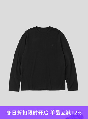 PRIMEE 长绒棉印花宽松圆领长袖T恤